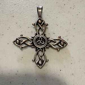 ✝️🦘🏄‍♂️BICO Surf Australia Pewter Celtic Cross Pendant🇦🇺🐨🏄‍♀️